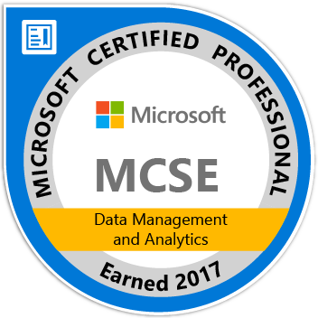 Microsoft MCSE Data Management